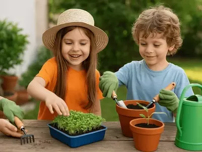 Cultivando o Futuro: Crianças e Jardinagem nas Férias