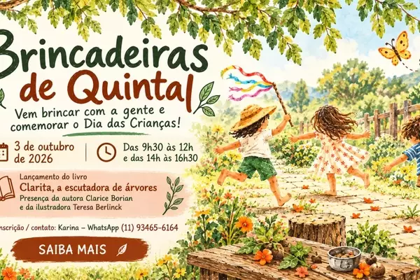 Sabor de Fazenda promove dia de brincadeiras e contato com a natureza para crianças
